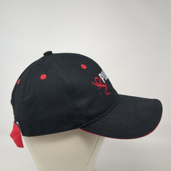 Pilatus Luzern Strapback Baseball Cap Black One Size Adjustable Embroidered - Picture 5 of 10